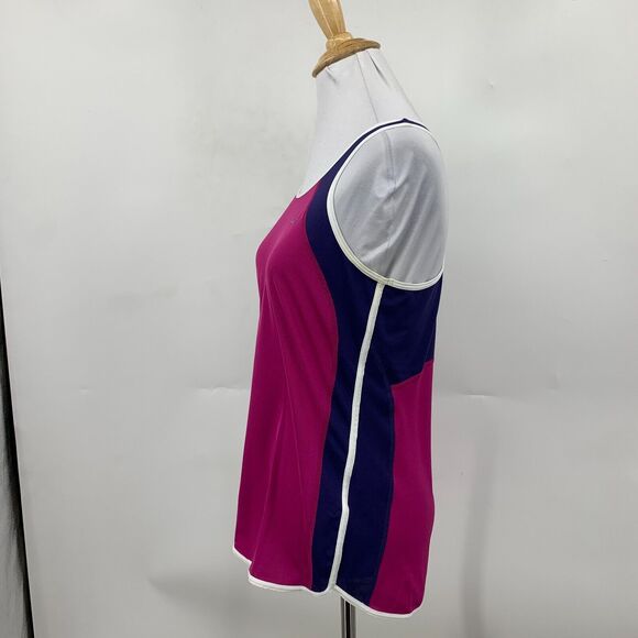 Nike Tank Top Womens M Colorblock Sleeveless Mesh Dri Fit Racerback Running Gym - Picture 5 of 14